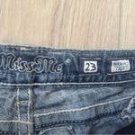 Miss Me  Distressed Blue Capri Cropped Jeans Photo 8