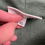 Bryn Walker  Linen Asymmetrical Tunic Top XL Sage Green Made in USA Photo 2