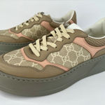 Gucci  GG Supreme Canvas Leather Women Chunky Platform Sneakers Size EU 40.5 Photo 0