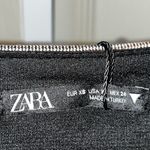 ZARA  Plaid Square Neck Dress, Brown, Size XS Photo 5