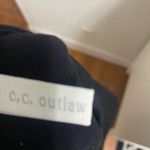 C.C. Outlaw black ruffled skirt. Great work skirt size 10 Photo 4