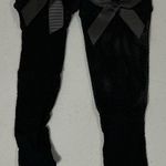 Black Fishnet Bow Bows Anklets Ankle Socks Hosiery Lingerie 🖤 Size none Photo 0