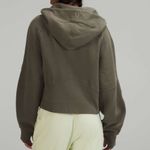 Lululemon Scuba Oversized Full Zip Hoodie Size XS/S - Army Green Photo 2