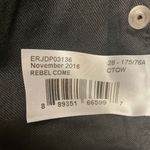 Roxy Rebelcome Women's Skinny Jeans Size 28 Black Denim Distressed Mid Rise Photo 15