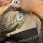 BCBGMAXAZRIA  women’s cargo jean jacket with fox fur Photo 5