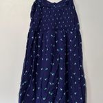 Old Navy Navy Blue Floral Sundress Photo 1