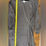 CAbi Put On Sweatshirt Dress Women’s M Gray Long Sleeve Short Length #3650 Photo 8
