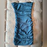 Hello Molly  Strapless Blue Dress Photo 2