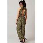 Sézane  Jenny Jumpsuit, Black Yellow Blossoms, FR34/US2 Photo 5