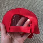 Women Adjustable Baseball Cap Red Photo 4