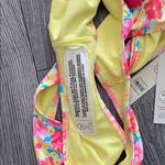 No Boundaries NO BUNDARIES Yellow Floral Bikini Size XXL Photo 3
