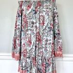 Z&L Europe Z & L Europe Floral Boho Off The Shoulder Lace Bell Sleeve Mini Dress S/M Photo 1