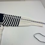 Sundays  Alder Side‎ Button Navy Blue White Striped Sweater *SEE MEASUREMENTS Photo 9