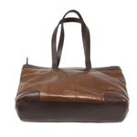 FALOR Brown leather tote purse, made in Italy Photo 4