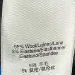 DKNY  Black Timeless Classic Wool Ruched Gathered Chic Midi Dress Size 6 Small Photo 4