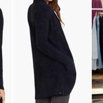 Barefoot Dreams CozyChic Lite Circle Cardigan  black comfy loungewear spring boho Photo 1