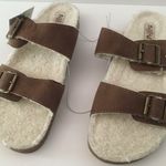Suede Sandals, Size 10 Brown Photo 3