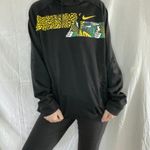 Nike    Dri-Fit Patterned Black Hoodie Photo 0