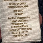 Free People  Navy Blue Open Weave Oversized Angora Blend Fisherman Sweater Small Photo 5