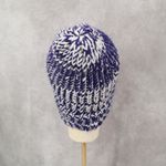 Purple Cable Knit Y2K Vintage Hippy Unisex Cottage Boho Bucket Beanie Cap Hat Photo 3