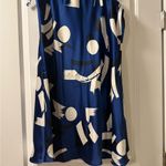Ralph Lauren Vintage  Blue and White Abstract maxi skirt Photo 1