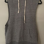 Gray Sleeveless Hoodie Size L Size L Photo 0