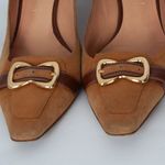 Casadei  Suede Buckle‎ Pump Heels Size 9 Photo 3