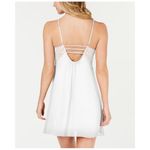 INC White lace bodice chiffon chemise nightgown INTERNATIONAL CONCEPTS L…​ Size L Photo 1