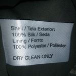 Oscar de la Renta  14 34x25 Silk Abstract Leaf Print Skirt Plus in Caramel Photo 5