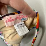 Mara Hoffman  Swim Abstract Multicolor Triangle Bikini Top Women's Small Photo 3