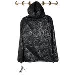 New Balance NEW  Black Silver Foil Monogram Windbreaker Jacket S Reflective Photo 6