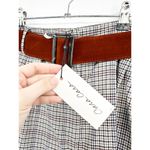 Cara Cara Soho Pants in Hannon Plaid Turtledove Tweed 16 NEW Brown Photo 4