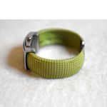 Contemplate Quartz Lime Green Textured 5 Inch Cuff New Battery Green Face Watch Photo 3