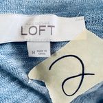 Ann Taylor Button Up Front V Neck Short Sleeve Cardigan Gray Size M Photo 5