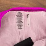Lulus Set For Vacay Hot Pink Ribbed High Waisted Bikini Bottoms Size S Photo 3