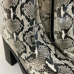 ROC Australia Invito Snakeskin Boots Women's Size 40 Black Photo 3