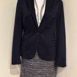 Calvin Klein Jeans  Blue 1 Button Blazer 2 Button Sleeves Business Attire Sz L. Photo 0