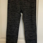 One 5 One EUC  women’s gray black thick waist stretch warm‎ leggings large/XL Photo 0
