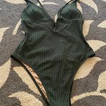 Shade & Shore Women's Ribbed Plunge Front V-Wire Swimsuit - ™ Photo 8