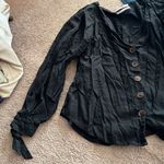 Urban Outfitters  linen blend blouse small Photo 2