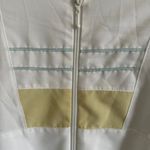 MARCIA | 80s Vintage Pastel Windbreaker \ Full Zip Granny Windbreaker | Large Blue Photo 2