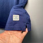 Life is Good Navy Blue Floral Sleep Shirt Tee Stretchy Pajama Women's size Small Photo 5