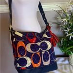 Coach RARE LEGACY HERITAGE SIGNATURE “C” PRINT DUFFLE HOBO/CROSSBODY BAG Photo 14