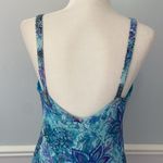 Serendipity Vintage 90s  Made in Maui Maxi Dress Frills N-Neck Ruffles Size L Photo 4