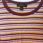 Forever 21  Ribbed Knit Striped Short Sleeve Fitted T-Shirt - PLUS SIZE Photo 3