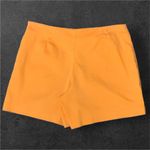 Cache Women’s Flat Front Orange Skort Size 0 Side Zip Photo 4