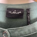 Urban Outfitters  Green Long Sleeve Baby Crop Henley Top Women’s Size M Photo 1