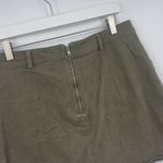 Forever 21  Green Lace Up Mini Skirt Size Large Photo 3