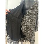 June and Hudson  Flowey Romantic Floral Wrap Dress Large Spring Photo 4