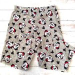 Disney Adult L/G  Christmas Mickey Mouse Pajamas Pj Pajama Pants Gray Size Large Photo 0